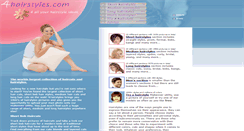 Desktop Screenshot of 4hairstyles.com